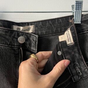 Madewell Curvy Perfect Vintage Jean Black Wash